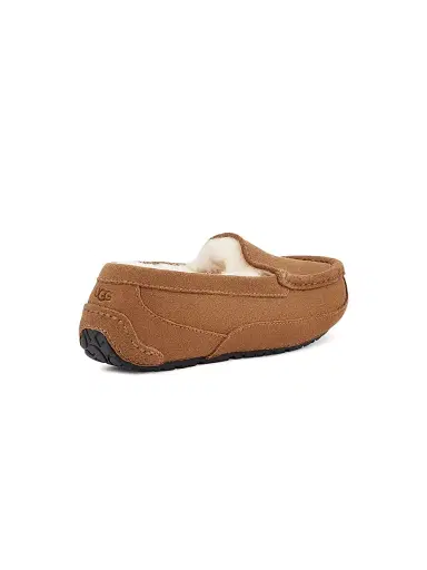 UGG Kid's Suede Ascot Shoes - Chestnut 3 (Child) | Thumbnail 2 UGG Kid's Suede Ascot Shoes - Chestnut 3 (Child) | Thumbnail 2