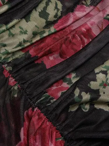 Cinq à Sept Women's Lucy Baroque Roses Top - Obsidian Multi | Thumbnail 7 Cinq à Sept Women's Lucy Baroque Roses Top - Obsidian Multi | Thumbnail 7