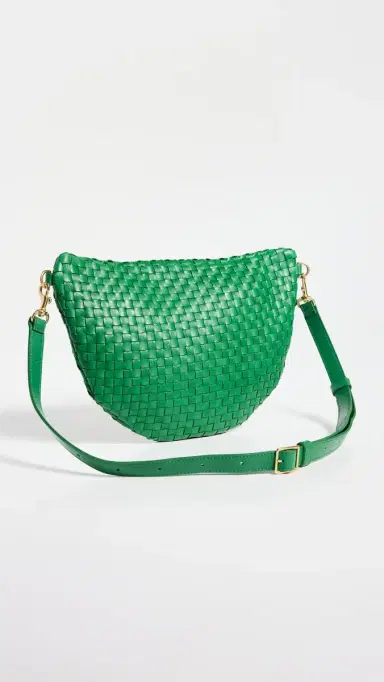 Clare V. Clare V. Grande Fanny Pack Grass Woven Checker One Size | Thumbnail 4 Clare V. Clare V. Grande Fanny Pack Grass Woven Checker One Size | Thumbnail 4