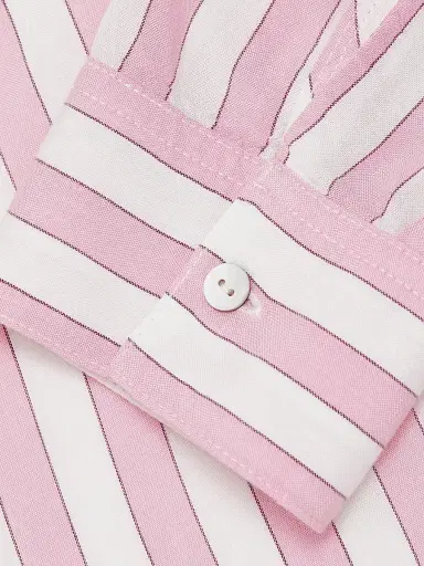 Rails Women's Wren Striped Shirt - Rose Bloom Stripe | Thumbnail 7 Rails Women's Wren Striped Shirt - Rose Bloom Stripe | Thumbnail 7