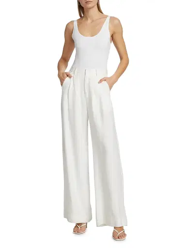 Wolford Women's Rib-Knit Scoopneck Bodysuit - Pearl | Thumbnail 2 Wolford Women's Rib-Knit Scoopneck Bodysuit - Pearl | Thumbnail 2