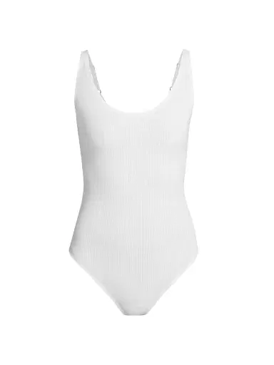 Wolford Women's Rib-Knit Scoopneck Bodysuit - Pearl | Thumbnail 1 Wolford Women's Rib-Knit Scoopneck Bodysuit - Pearl | Thumbnail 1