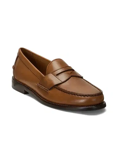 Polo Ralph Lauren Men's Alston Penny Full-Grain Loafers - Tan - Size 9 | Thumbnail 2 Polo Ralph Lauren Men's Alston Penny Full-Grain Loafers - Tan - Size 9 | Thumbnail 2
