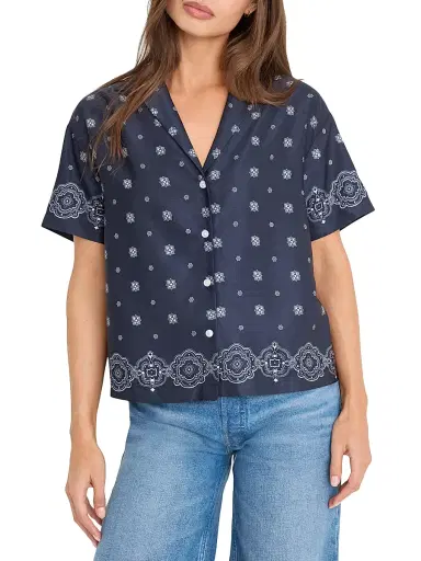 Good American Women's Camp Bandana Print Shirt - Bandana | Thumbnail 3 Good American Women's Camp Bandana Print Shirt - Bandana | Thumbnail 3