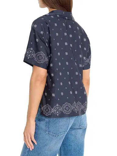 Good American Women's Camp Bandana Print Shirt - Bandana | Thumbnail 5 Good American Women's Camp Bandana Print Shirt - Bandana | Thumbnail 5