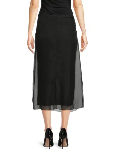 Rue Sophie Women's Viv Organza Midi-Skirt - Black | Thumbnail 5 Rue Sophie Women's Viv Organza Midi-Skirt - Black | Thumbnail 5