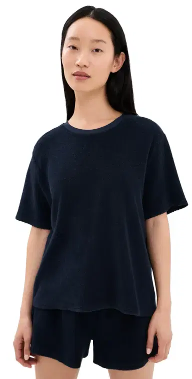 perfectwhitetee Terry Crew Tee | Thumbnail 1 perfectwhitetee Terry Crew Tee | Thumbnail 1