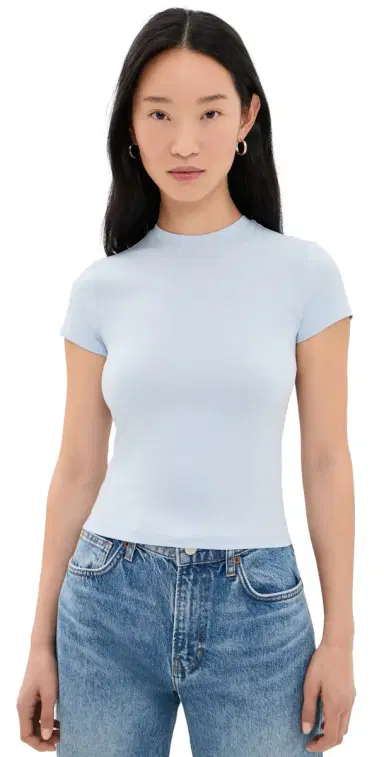 Good American uper tretch Baby Tee ky | Thumbnail 1 Good American uper tretch Baby Tee ky | Thumbnail 1