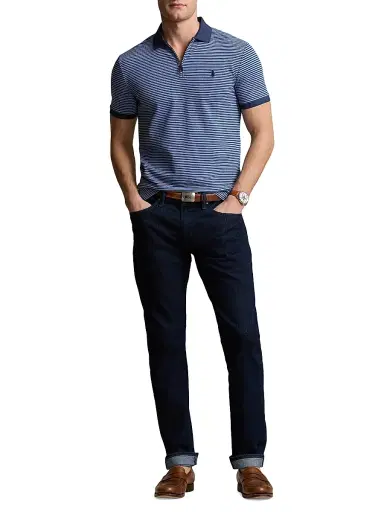Polo Ralph Lauren Men's Stretch-Mesh Polo Shirt | Thumbnail 2 Polo Ralph Lauren Men's Stretch-Mesh Polo Shirt | Thumbnail 2