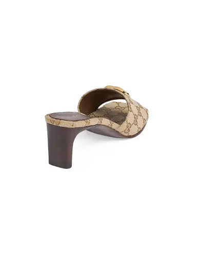 Gucci Women's Marmont 55MM Monogram Canvas Sandals - Vintage Sand - Size 12 | Thumbnail 3 Gucci Women's Marmont 55MM Monogram Canvas Sandals - Vintage Sand - Size 12 | Thumbnail 3