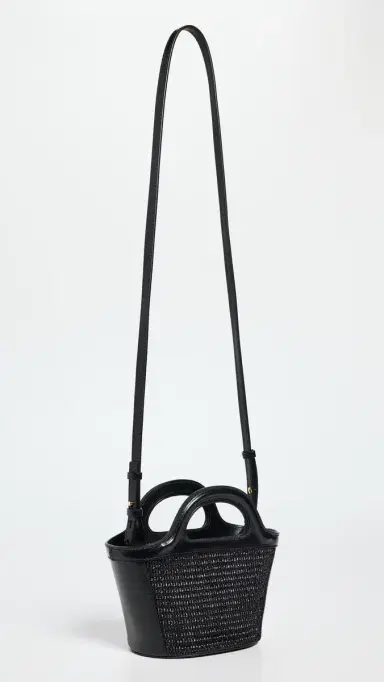 Marni Tropicalia Micro Tote Black One Size | Thumbnail 4 Marni Tropicalia Micro Tote Black One Size | Thumbnail 4
