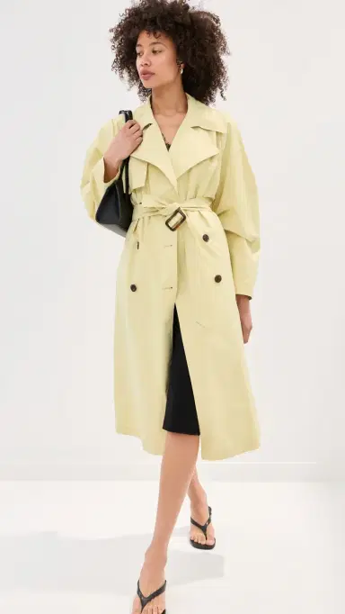 LE BOP Toby Trench Coat Honeydew | Thumbnail 2 LE BOP Toby Trench Coat Honeydew | Thumbnail 2