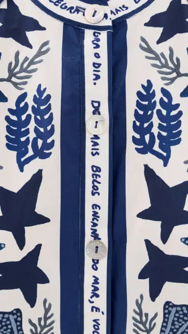 FARM Rio Blue Patterned ini Dress Blue Stars | Thumbnail 6 FARM Rio Blue Patterned ini Dress Blue Stars | Thumbnail 6
