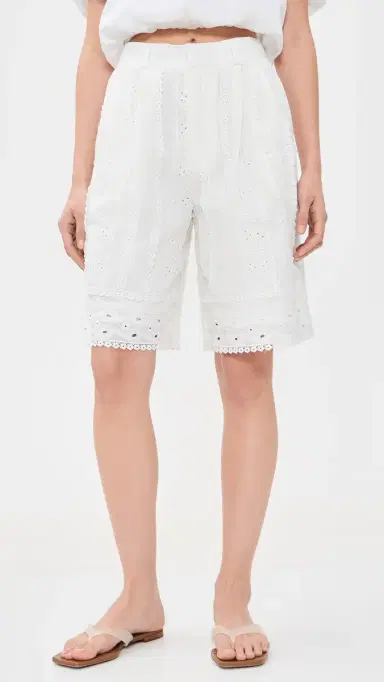 MAUDE CLUB Alexis Shorts White | Thumbnail 2 MAUDE CLUB Alexis Shorts White | Thumbnail 2
