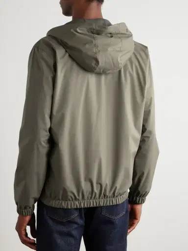 Loro Piana Reversible Storm System® Windmate® Shell and Cashmere Hooded Bomber Jacket | Thumbnail 3 Loro Piana Reversible Storm System® Windmate® Shell and Cashmere Hooded Bomber Jacket | Thumbnail 3