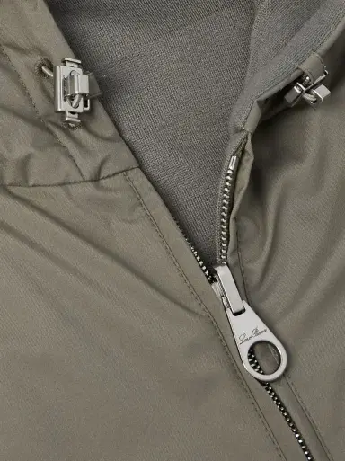 Loro Piana Reversible Storm System® Windmate® Shell and Cashmere Hooded Bomber Jacket | Thumbnail 4 Loro Piana Reversible Storm System® Windmate® Shell and Cashmere Hooded Bomber Jacket | Thumbnail 4