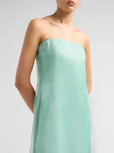 Staud Women's Amara Scenic Organza Dress - Endless Summer | Thumbnail 5 Staud Women's Amara Scenic Organza Dress - Endless Summer | Thumbnail 5