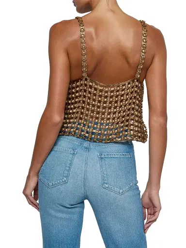 L'Agence Women's Joanette Ribbon & Ring Tank | Thumbnail 4 L'Agence Women's Joanette Ribbon & Ring Tank | Thumbnail 4