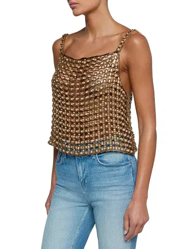 L'Agence Women's Joanette Ribbon & Ring Tank | Thumbnail 5 L'Agence Women's Joanette Ribbon & Ring Tank | Thumbnail 5