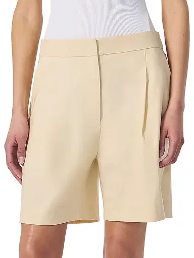 rag & bone Women's Leona Linen-Blend Shorts - Light Tan | Thumbnail 3 rag & bone Women's Leona Linen-Blend Shorts - Light Tan | Thumbnail 3