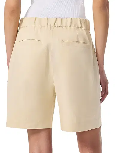 rag & bone Women's Leona Linen-Blend Shorts - Light Tan | Thumbnail 4 rag & bone Women's Leona Linen-Blend Shorts - Light Tan | Thumbnail 4