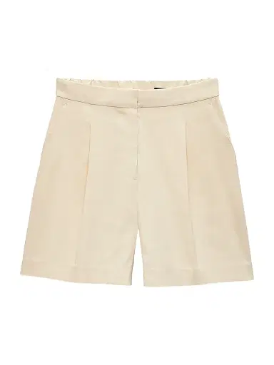 rag & bone Women's Leona Linen-Blend Shorts - Light Tan | Thumbnail 1 rag & bone Women's Leona Linen-Blend Shorts - Light Tan | Thumbnail 1
