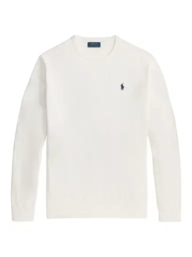 Polo Ralph Lauren Men's Embroidered Logo Cotton Crewneck Sweater | Thumbnail 1 Polo Ralph Lauren Men's Embroidered Logo Cotton Crewneck Sweater | Thumbnail 1