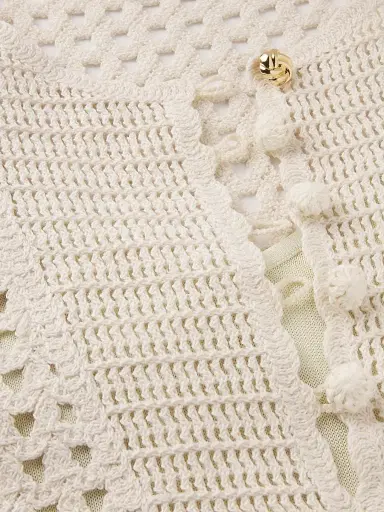 Frame Women's The Postcard Cotton Tunic Dress - Cream - Size Large | Thumbnail 8 Frame Women's The Postcard Cotton Tunic Dress - Cream - Size Large | Thumbnail 8
