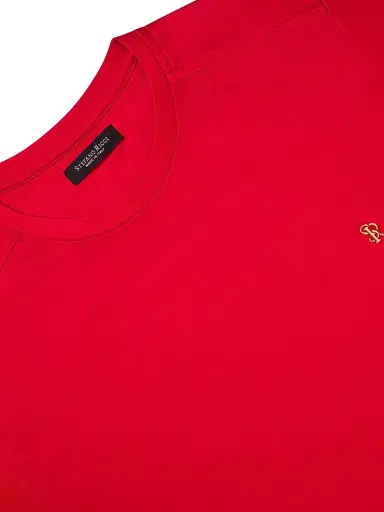 Stefano Ricci Men's Logo Cotton T-Shirt - Red | Thumbnail 2 Stefano Ricci Men's Logo Cotton T-Shirt - Red | Thumbnail 2