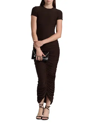 Ronny Kobo Women's Rae Jewel Neck Bodysuit - Espresso | Thumbnail 2 Ronny Kobo Women's Rae Jewel Neck Bodysuit - Espresso | Thumbnail 2