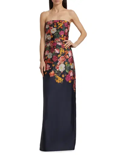 SACHIN BABI Women's Sophia Embellished Floral Gown - Midnights Magic Blooms | Thumbnail 3 SACHIN BABI Women's Sophia Embellished Floral Gown - Midnights Magic Blooms | Thumbnail 3