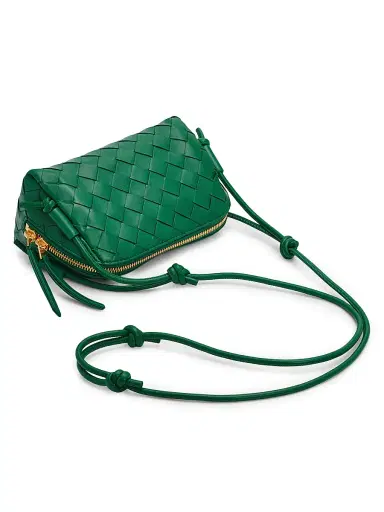 Bottega Veneta Women's Intrecciato Nappa Leather Pouch - Jungle Gold | Thumbnail 6 Bottega Veneta Women's Intrecciato Nappa Leather Pouch - Jungle Gold | Thumbnail 6
