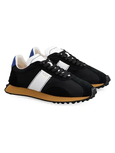 Tod's Men's T Vintage Low-Top Sneakers - Black | Thumbnail 2 Tod's Men's T Vintage Low-Top Sneakers - Black | Thumbnail 2