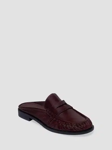 Bernardo Women's Tilda Loafer Mules - Chocolate Wine | Thumbnail 2 Bernardo Women's Tilda Loafer Mules - Chocolate Wine | Thumbnail 2