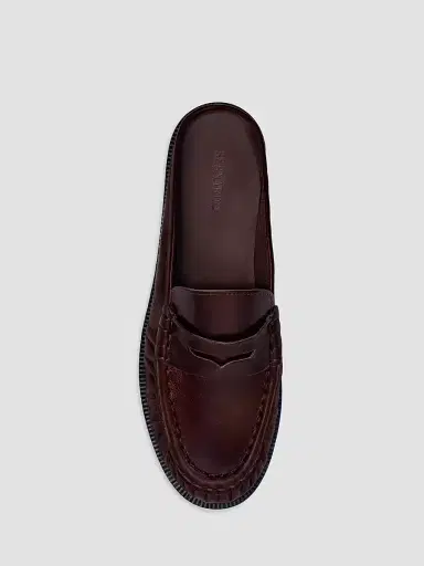 Bernardo Women's Tilda Loafer Mules - Chocolate Wine | Thumbnail 3 Bernardo Women's Tilda Loafer Mules - Chocolate Wine | Thumbnail 3