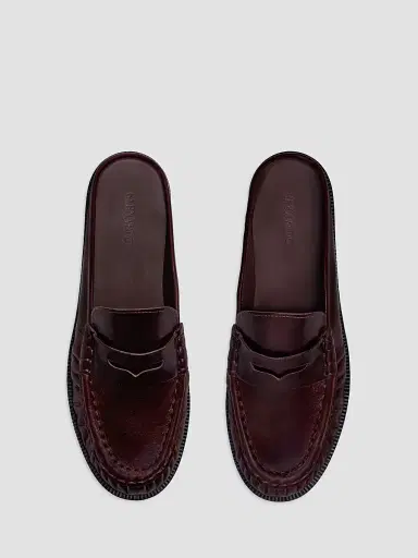 Bernardo Women's Tilda Loafer Mules - Chocolate Wine | Thumbnail 5 Bernardo Women's Tilda Loafer Mules - Chocolate Wine | Thumbnail 5