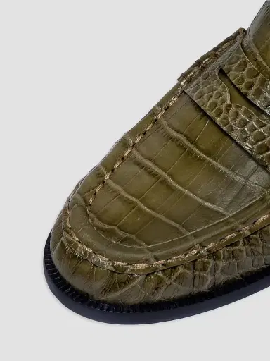 Bernardo Women's Tilda Loafer Mules - Olive | Thumbnail 5 Bernardo Women's Tilda Loafer Mules - Olive | Thumbnail 5