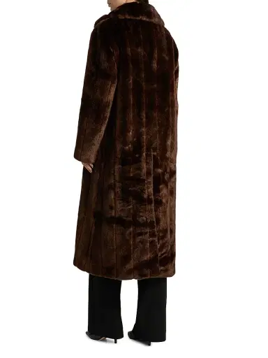 Mercer Collective Women's Mink Stripe Faux-Fur Coat - Mink - Size Large | Thumbnail 5 Mercer Collective Women's Mink Stripe Faux-Fur Coat - Mink - Size Large | Thumbnail 5