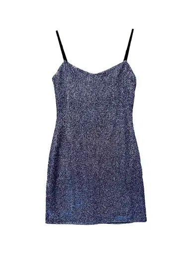 Un Deux Trois Girl's Glitter Fitted Minidress - Navy | Thumbnail 1 Un Deux Trois Girl's Glitter Fitted Minidress - Navy | Thumbnail 1