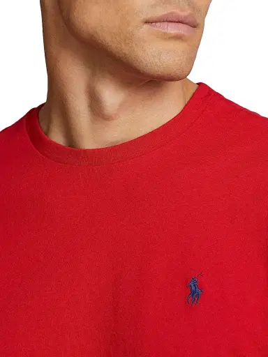 Polo Ralph Lauren Men's Jersey Crewneck Classic-Fit T-Shirt - Red - Size XXL | Thumbnail 6 Polo Ralph Lauren Men's Jersey Crewneck Classic-Fit T-Shirt - Red - Size XXL | Thumbnail 6