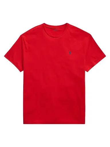 Polo Ralph Lauren Men's Jersey Crewneck Classic-Fit T-Shirt - Red - Size XXL | Thumbnail 1 Polo Ralph Lauren Men's Jersey Crewneck Classic-Fit T-Shirt - Red - Size XXL | Thumbnail 1