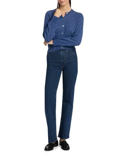 DÔEN Women's Petra Alpaca-Blend Cardigan - Blue Dusk - Size XS | Thumbnail 2 DÔEN Women's Petra Alpaca-Blend Cardigan - Blue Dusk - Size XS | Thumbnail 2