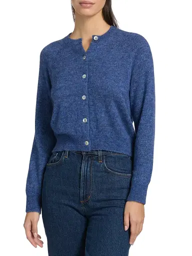 DÔEN Women's Petra Alpaca-Blend Cardigan - Blue Dusk - Size XS | Thumbnail 3 DÔEN Women's Petra Alpaca-Blend Cardigan - Blue Dusk - Size XS | Thumbnail 3