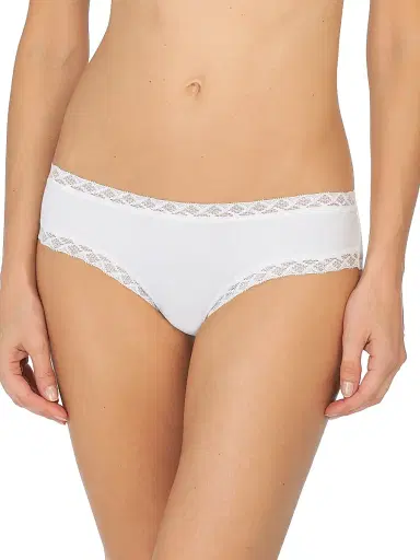 Natori Women's Bliss Cotton Girl Briefs - White | Thumbnail 1 Natori Women's Bliss Cotton Girl Briefs - White | Thumbnail 1