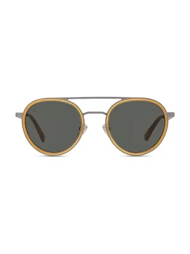 Vuarnet Men's Lifestyle 52MM Round Sunglasses - Shiny Light Brown | Thumbnail 2 Vuarnet Men's Lifestyle 52MM Round Sunglasses - Shiny Light Brown | Thumbnail 2