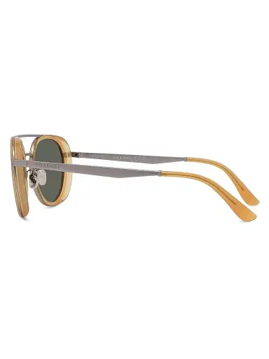 Vuarnet Men's Lifestyle 52MM Round Sunglasses - Shiny Light Brown | Thumbnail 3 Vuarnet Men's Lifestyle 52MM Round Sunglasses - Shiny Light Brown | Thumbnail 3