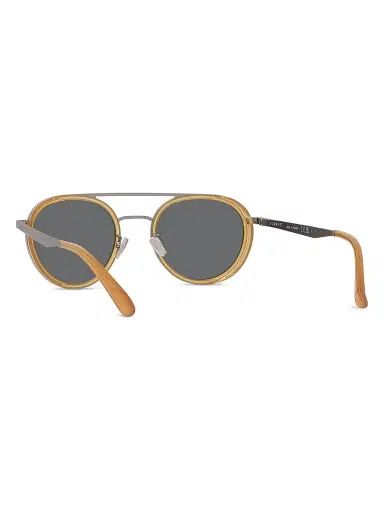 Vuarnet Men's Lifestyle 52MM Round Sunglasses - Shiny Light Brown | Thumbnail 4 Vuarnet Men's Lifestyle 52MM Round Sunglasses - Shiny Light Brown | Thumbnail 4