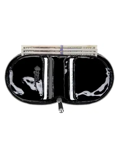 TELFAR Men's Metallic Wallet - Black Patent | Thumbnail 2 TELFAR Men's Metallic Wallet - Black Patent | Thumbnail 2