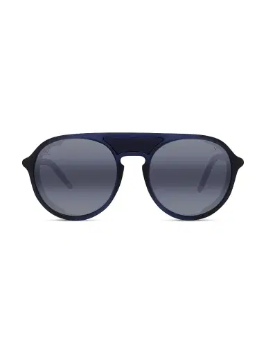 Vuarnet Men's Outdoor Ice 01 54MM Shield Sunglasses - Matte Blue | Thumbnail 2 Vuarnet Men's Outdoor Ice 01 54MM Shield Sunglasses - Matte Blue | Thumbnail 2