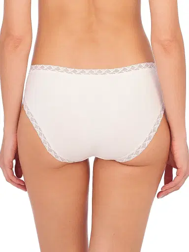 Natori Women's Bliss Cotton French Cut Brief - White | Thumbnail 2 Natori Women's Bliss Cotton French Cut Brief - White | Thumbnail 2